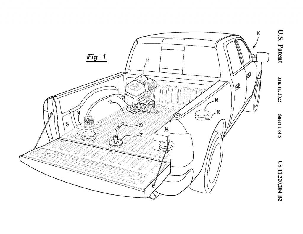 Ford Ranger Ute Tray Patent